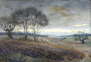 JEFFCOCK Charles A. Castleton 1872,rural landscape,1906,Ewbank Auctions GB 2018-03-22