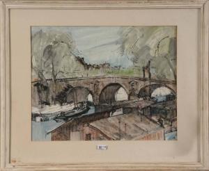 JEFFERYS Marcel 1872-1924,Pont à Paris,VanDerKindere BE 2012-09-11