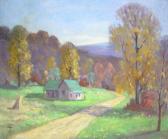 JEFFRIES Harriett 1919-1982,Indiana Autumn Farmstead,Wickliff & Associates US 2008-09-20