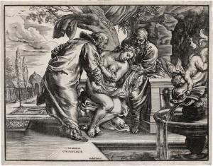 JEGHER Christoffel 1596-1653,Susanna und die beiden Alten,1630,Galerie Bassenge DE 2023-06-07