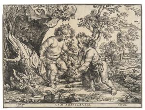 JEGHER Christoffel,The Infant Christ and Saint John playing with a La,1635,Christie's 2023-01-24