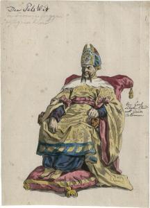 JELGERHUIS Johannes Rienksz 1770-1836,Kostümstudie mit einem Chinesen in einem rei,Galerie Bassenge 2023-12-01