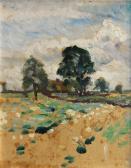 JELLETT Mainie Harriet 1897-1944,WORCESTERSHIRE LANDSCAPE,1918,De Veres Art Auctions IE 2014-09-30