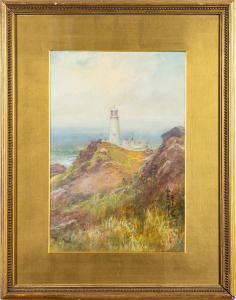 JENKINS George Henry 1843-1914,Start Point Lighthouse,Bearnes Hampton & Littlewood GB 2024-01-16