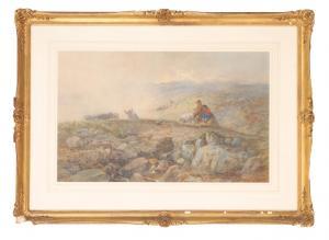 JENKINS Joseph John,A misty Highland scene of two figures on horseback,Duke & Son 2024-01-25