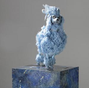 JENKINS KIELY 1959,Blue Poodle,1986,Rago Arts and Auction Center US 2009-08-08