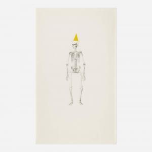 JENKINS Michael 1957,Untitled (Skeleton with Party Hat #7),1991,Wright US 2024-02-01