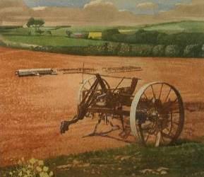 JENKINS PHYLLIS,rural scene with machinery in a ploughed field,Rogers Jones & Co GB 2009-04-25