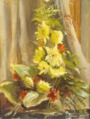 JENKINS Reginald 1900,Still life with yellow flowers,2006,Adams IE 2006-10-11