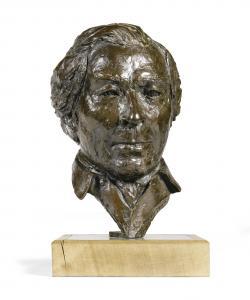 JENKINS WAVENEY,A BRONZE BUST OF GEORGE DANIELS,1996,Sotheby's GB 2012-11-06