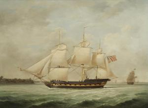 JENKINSON John 1790-1821,An East Indiaman off Southampton,Bonhams GB 2016-01-28