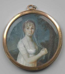 JENKINSON Lady L 1800-1800,A potrait of a lady in her wedding dress.,Nagel DE 2007-03-21