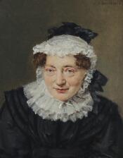 JENSEN Christian Albrecht 1792-1870,Portræt af Elisabeth Christine Sophie Horr,1826,Bruun Rasmussen 2017-01-02