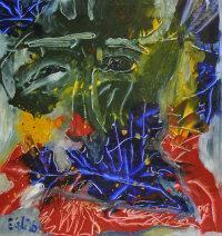 JENSEN Erik 1908-1986,Abstract Portrait Study,1986,Shapes Auctioneers & Valuers GB 2011-07-16