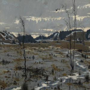 JENSEN Jens Thomsen 1862-1925,Marsh landscape,1880,Bruun Rasmussen DK 2016-08-22