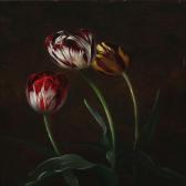JENSEN Johan Laurentz 1800-1856,Three tulips,1846,Bruun Rasmussen DK 2015-05-18