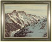 JENSEN Vilhelm P 1800-1900,Snowy mountain vista,John Moran Auctioneers US 2007-07-24