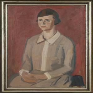 JENSENIUS Morten 1914-1965,Portrait of a woman,1928,Bruun Rasmussen DK 2008-06-02