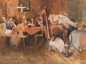 JENTZSCH Hans Gabriel 1862-1930,A Merry Evening,1910,Auctionata DE 2015-01-26