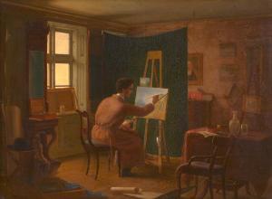 JEPSEN Morten,Der Künstler Emil Cordius Orth (1833-1919) in sein,1861,Galerie Bassenge 2022-12-01