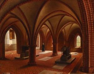 JEPSEN Morten,Interior from the crypt of the Cathedral, St. Knud,Bruun Rasmussen 2020-03-02