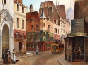 JEPSEN Morten 1826-1903,Street scenery from Paris,Bruun Rasmussen DK 2020-08-03