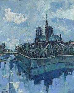 JERANIAN Richard 1921,Die Kathedrale Notre-Dame in Paris,1961,Dobiaschofsky CH 2012-05-12