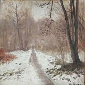 JERICHAU Holger Hvitfeldt 1861-1900,Winter landscape,Bruun Rasmussen DK 2011-11-28