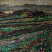 JERNDORFF Poul 1855-1933,Landscape with farm,Bruun Rasmussen DK 2011-09-19