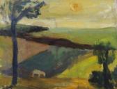 JERNE Tjek 1910-1945,A landscape,Bruun Rasmussen DK 2019-05-07