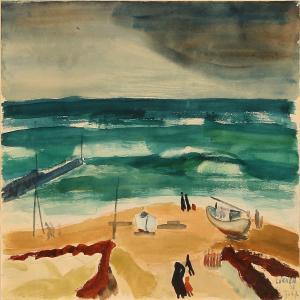 JERNE Tjek 1910-1945,View of the beach, Løkken,Bruun Rasmussen DK 2011-03-21