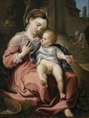 JEROME Ambrosini 1810-1883,Maria mit dem Kind,1845,Neumeister DE 2023-12-06