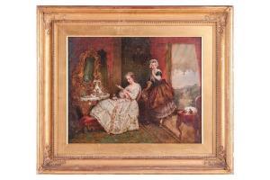 JEROME Ambrosini 1810-1883,The Letter,1878,Dawson's Auctioneers GB 2024-03-28