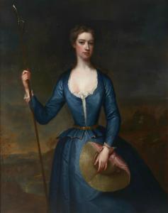 JERVAS Charles 1675-1739,Portrait of a young lady in a landscape,Woolley & Wallis GB 2021-08-11