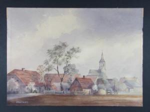 JERZMANKI Polen,Dorfansicht mit Kirche,1944,Venator & Hanstein DE 2009-09-25