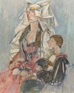 JERZY Richard 1944-2001,Mother and child,Aspire Auction US 2017-09-09
