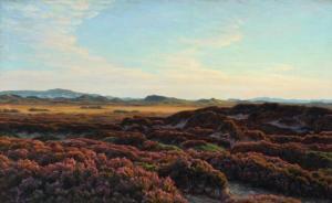 JESPERSEN Henrik Gamst 1853-1936,A landscape with blooming heather,Bruun Rasmussen DK 2018-01-15
