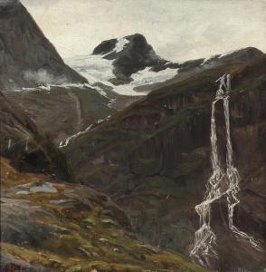 JESPERSEN Henrik Gamst 1853-1936,A study from Northern Norway,1906,Bruun Rasmussen DK 2023-05-08