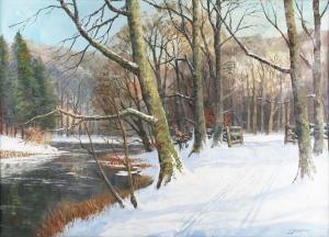 JESPERSEN Viggo 1893,Winter Landscape,Tooveys Auction GB 2023-07-12