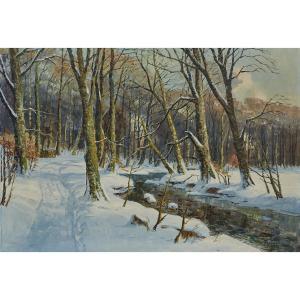 JESPERSEN Viggo 1893,WINTER TREES,Waddington's CA 2017-01-26