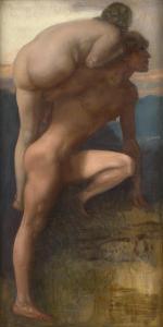 JETTMAR Rudolf 1869-1939,Orpheus rettet Eurydike aus der Unterwelt,1907,Galerie Bassenge 2023-06-08