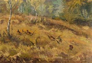 Jiří Židlický 1895-1950,Pheasants,Palais Dorotheum AT 2017-09-23