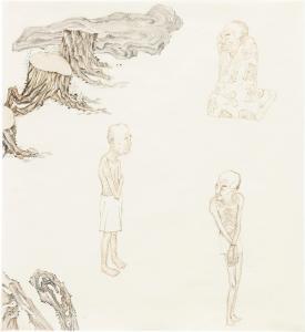 Ji Yun Fei 1963,Three Figures,2005,Phillips, De Pury & Luxembourg US 2023-07-26