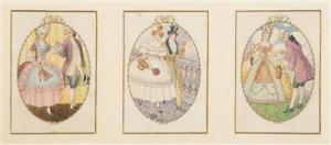 JILOVSKY / Georg Jirí 1884-1958,Three Illustration,Palais Dorotheum AT 2017-03-11