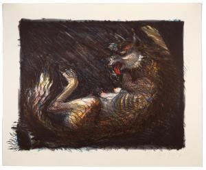 JIMENEZ Luis 1940-2006,Dead Coyote,1989,Santa Fe Art Auction US 2024-03-14