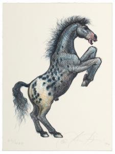 JIMENEZ Luis 1940-2006,Study for Denver Mustang,1997,Santa Fe Art Auction US 2024-03-14