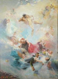 JIMENEZ Y MARTIN Juan 1858-1901,Escena alegórica,Goya Subastas ES 2021-05-06