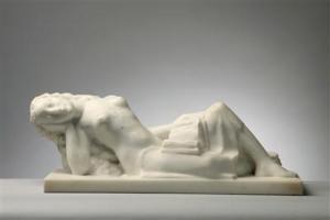 JINDRICH Soukup 1903,A Reclining Nude Girl,1933,Palais Dorotheum AT 2011-09-17