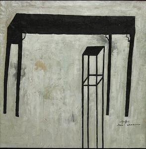 JING Yu 1963,Composition en blanc et noir,2002,Campo & Campo BE 2009-04-28