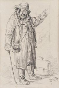 JIQUIDI Constantin 1865-1899,Evreul călător,1891,Artmark RO 2021-10-26